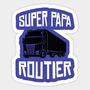 PAPA ROUTIER Sticker